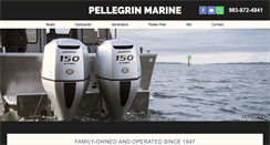 Desktop Screenshot of pellegrinmarine.com